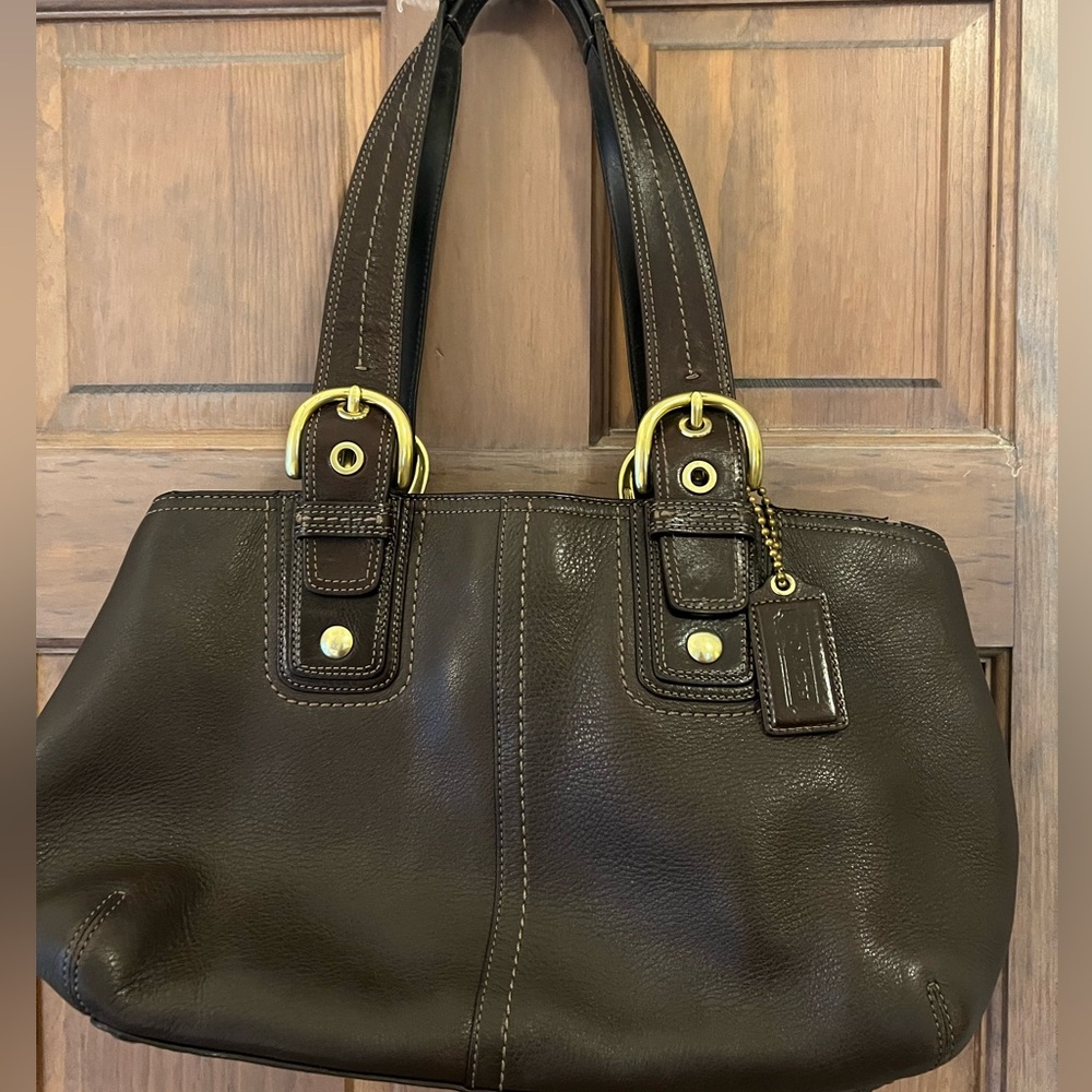 Coach Brown Leather Handbag